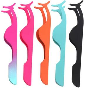 แหนบขนตาสีโรสโกลด์แหนบต่อขนตาทำจากสเตนเลสสตีลสั่งทำโลโก้ได้ตามต้องการ - Product Image 5