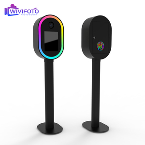 WIVIFOTO Nouvel équipement de location pour événements, fournitures de mariage, miroir ovale portable, support pour DSLR/iPad, écran tactile, en métal et aluminium, pour la photographie d'événements - Product Image 4