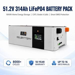 Bateria EEL V6 Pro Max 16KWH 16S 51.2V 250A com Disjuntor e Fusível Integrados, Célula LiFePO4 CATL 314AH + BMS JK-V19 200A - Estoque na Polônia - Product Image 2