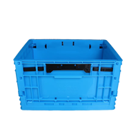 400-230 Caisse de rangement en plastique pliable multifonctionnelle Boîte de retournement de fruits épaissie pour le transport logistique Matériau PP