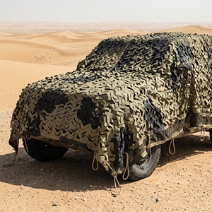 <span class=keywords><strong>Filet</strong></span> <span class=keywords><strong>de</strong></span> <span class=keywords><strong>camouflage</strong></span> thermique <span class=keywords><strong>couleur</strong></span> <span class=keywords><strong>sable</strong></span> désertique, maille anti-infrarouge respirante pour dissimulation d'équipement automobile - Product Image 3