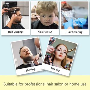 Paquete de 5 Capas de Peluquería Personalizadas con Logotipo, Múltiples Estilos, 100% Poliéster, Cintura Ajustable, con Orificios para Brazos/Mangas, Delantal de Barbero - Product Image 3