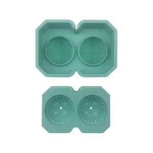 Moule à glace créatif en silicone à 2 cavités en forme de balle de golf, écologique, flexible et durable - Product Image 3