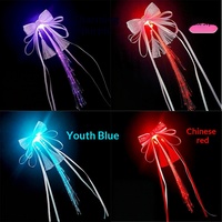Nouvelles tresses lumineuses de style chinois pour cheveux, accessoires pour jeunes filles et adultes, pinces à nœuds avec effets lumineux dynamiques pour fêtes