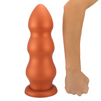 Vente en gros de plugs anaux géants en silicone imperméable à base large, multi-tailles, jouet BDSM gay, fournisseur en gros