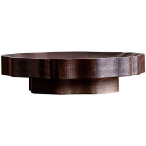 Walnut Solid Wood Teapot Stand Irregular Shape For Kung Fu <b>Tea</b> <b>Set</b> Dry Brewing Table - Product Image 5