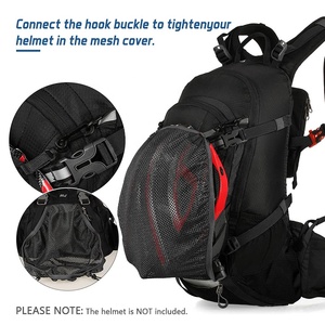 Sac à dos multifonctionnel pour sports de plein air, voyages, trekking, camping, randonnée, équitation, sac d'hydratation imperméable avec <span class=keywords><strong>housse</strong></span> de pluie - Product Image 4