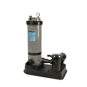Système de piscine hors sol avec pompe de 1,5 CV et filtre, adapté aux piscines hors sol - Product Image 2