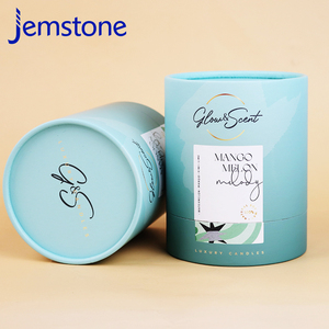 Écologique logo personnalisé kraft carton papier peut thé papier emballage tube - Product Image 2