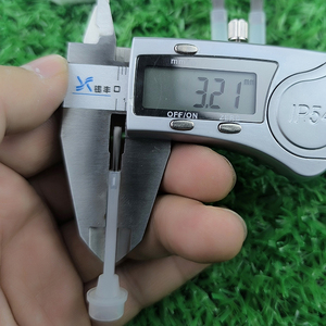 แปรงทาเล็บเจลไนลอน13/15มม. งานทำด้วยมือ OEM หัวโค้งสีน้ำตาลคอรูปวงรีทรงพัดลมสำหรับทาเล็บเจลทาเล็บ - Product Image 5