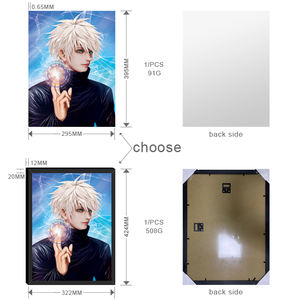 <span class=keywords><strong>200</strong></span> modèles en gros personnalisé DBZ araignées démon tueur une pièce Marvel <span class=keywords><strong>Jujutsu</strong></span> <span class=keywords><strong>Kaisen</strong></span> 3D Flip lenticulaire Anime affiche photo - Product Image 5