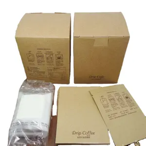 3d modeling rendering renderings drip coffee filter bag outer box hanging ear coffee packaging outer box