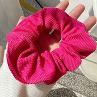 Élastiques à cheveux doux pour usage quotidien, avec nœud mignon en forme de cœur, en fil de maille à micro-brillances, haute élasticité, accessoires pour filles