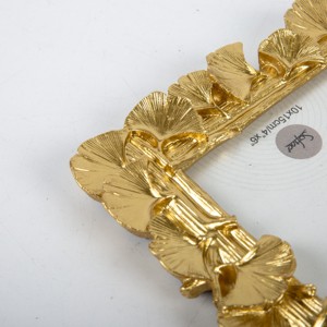 Commercio all'ingrosso della fabbrica di alta qualità <span class=keywords><strong>Design</strong></span> esclusivo resina oro foto cornice per la decorazione del Desktop - Product Image 4