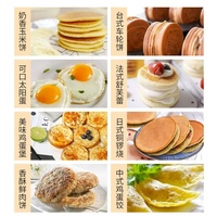 Druckguss-Antihaft-Waffel- und Keksform mit 7 Löchern, Induktionsgeeignete Metallpfanne mit Antihaftbeschichtung