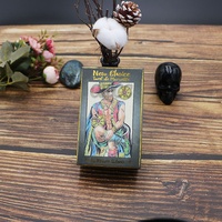 Cartes de tarot à bords en feuille d'or Oracle Deck imprimées personnalisées avec brochure cartes à jouer dans une boîte attrayante