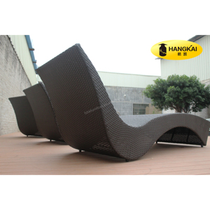 King-tumbona de mimbre para exteriores, cama de Sol para Patio, venta al por mayor - Product Image 5