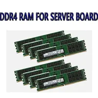 DDR4 4GB-256GB 2Rx4 REG ECC RDIMM RAM PC4-2133p 2400T 2666V 2933MHz 3200MHz Stock Work Server Memory X99 MB