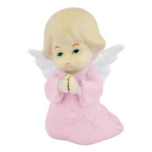 Targa in Ceramica Angelo Rosa 6*5.5*8.9 - Product Image 1