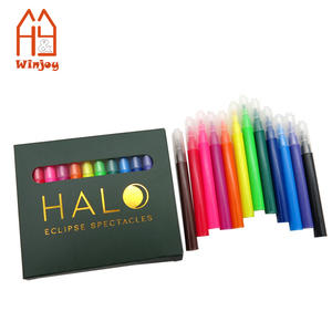 Çocuklar için özel 12 Mini su renk kalem, kırtasiye kaynağı boyama çizim kalemler, promosyon hediye ile özel Logo baskı - Product Image 3