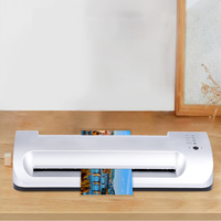 Machine à plastifier A4 professionnelle, vitesse 320 mm/min, éléments chauffants, plastifieuse double face pour papier