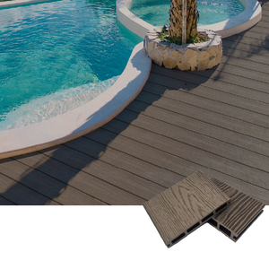 Plancher WPC Premium Durable à Texture Bois 3D, Anti-corrosion, Embossage Grainé, PVC Étanche et Insonorisé <span class=keywords><strong>pour</strong></span> <span class=keywords><strong>Terrasse</strong></span> - Product Image 3