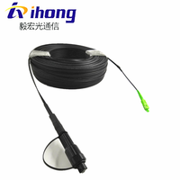 G657B3 G657A2 G652D 1 Core FTTH pré-connectorisé Drop Cable Fiber Optic Patch Cord