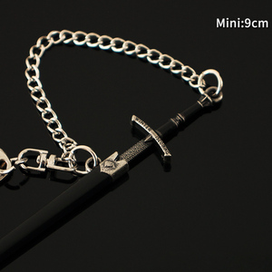 Nouveau <span class=keywords><strong>porte</strong></span>-clés épée de glace en gros, <span class=keywords><strong>porte</strong></span>-clés en métal, alliage de zinc, jouet, épée de jeu de trône - Product Image 6
