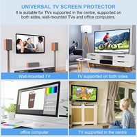 Großhandel Klar Acryl Anti-Blaulicht Anti-Blend-Filter TV-Displays chutz folie für 43-Zoll-TV-Bildschirmschutz