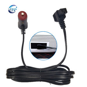 Vente en gros 12V 24V Mini congélateur refroidisseur cordons d'<span class=keywords><strong>alimentation</strong></span> câble d'extension DC chargeur de voiture allume-cigare adaptateur faisceau de câbles - Product Image 1