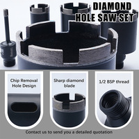 Broca de diamante de 6-100 mm M14 1/2"G para sierra de copa, broca de sinterización, broca para perforar agujeros, para mármol, granito, ladrillo, azulejo, cerámica, hormigón