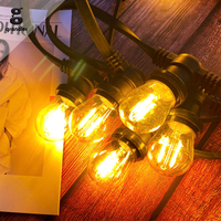 Guirlande lumineuse LED extérieure de 100 m avec ampoules E27 pour décorations de Noël, fabriquée en usine au Guangdong