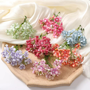 Fiori artificiali di margherite in seta, 10 pezzi, fiori finti per decorazioni di ghirlande per matrimoni e forcine per capelli - Product Image 2