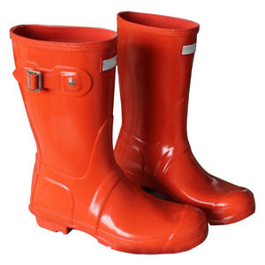 حار بيع اليابانية الكورية والبريطانية نسخة من الأزياء عالية مشبك أحذية ماء أحذية المطر المطاطية - Product Image 5