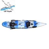 Kayak en plastique pas cher Kayak 2 places en solde pour la pêche en famille