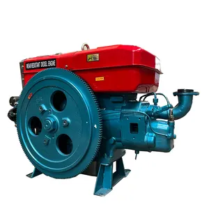 Motor kualitas tinggi mesin diesel 10hp 15hp 20hp 22hp 25hp 30hp 40hp silinder tunggal mesin diesel