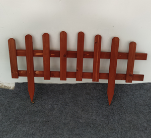 سياج من الخشب الصلب الطبيعي سهل التجميع والفناء الخارجي للحديقة وسرير زهور ومخطط للخضروات - Product Image 4