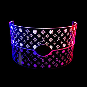 LED Luminous Glasses Shield Shape Multi Color <b>Light</b> Up For Parties Nightclubs Bars Entertainment Venues - Product Image 3
