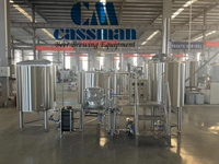 Répertoire des fournisseurs d'équipement de brassage commercial 250-300-500 Litre Nouvelles Machines Restaurants Traitement de la bière Capacité 1000L-3000L
