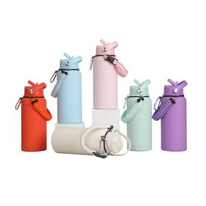 Fourniture directe d'usine nouveau modèle de bouteille d'eau de sport isolée en acier inoxydable Portable écologique pour l'<span class=keywords><strong>espace</strong></span> de sangle de camping - Product Image 2