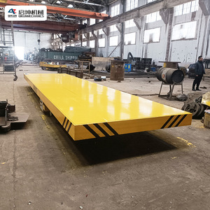 Chariot électrique à plateau Qikun 20 tonnes 380 V Véhicule de transport sur rail RGV usage intensif pour usine - Product Image 2
