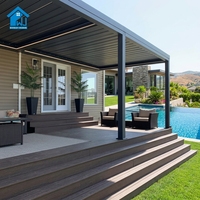 Pergola motorisée extérieure en aluminium Sweet Home, haute qualité, sur mesure, installation facile, résistante aux intempéries, pergola bioclimatique