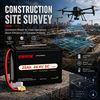 Baterai Drone VIWIPOW High Density 5C 12S 25Ah 22.2V Semi-Solid State untuk Drone Tugas Berat / Pemetaan & Survei Berkinerja Tinggi