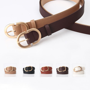 Mode <span class=keywords><strong>ceinture</strong></span> en cuir PU femmes boucle en métal ceintures décontractées <span class=keywords><strong>pour</strong></span> <span class=keywords><strong>robe</strong></span> en jean - Product Image 5