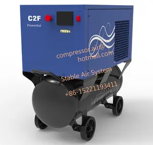 SECADOR de BUILT-IN COMPRESSOR/ 1.5KW 2HP SILENCIOSO/PARAFUSO COMPRESSSOR AR VSD 60-150L/MIN 5-10BARG