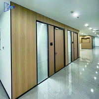 Cloison de séparation de bureau facile à installer, insonorisée, panneau de cloison modulaire en acier pour hôtel, commerce, hôpital