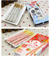 Bâtonnets de biscuits au chocolat halal de qualité supérieure, 40g, style Pocky croustillant, en gros, boîte de collations exotiques en vrac