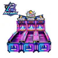 Nouvelle machine de jeu d'arcade électronique de bowling à 3 joueurs, à monnayeur, simulateur intérieur avec système de rédemption pour centre commercial et parc d'attractions