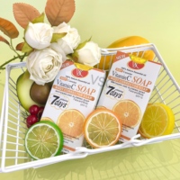 Savon Solide Éclaircissant Bio Naturel à la Vitamine C et aux Amandes – Effet Blanchissant en 7 Jours pour Visage et Corps – Prix de Gros