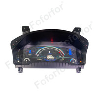 Tableau de bord LCD Foforfor pour Nissan Y61 2006-2022 Instrument LCD Odomètre Virtual Digital Cluster Cockpit avec Carplay